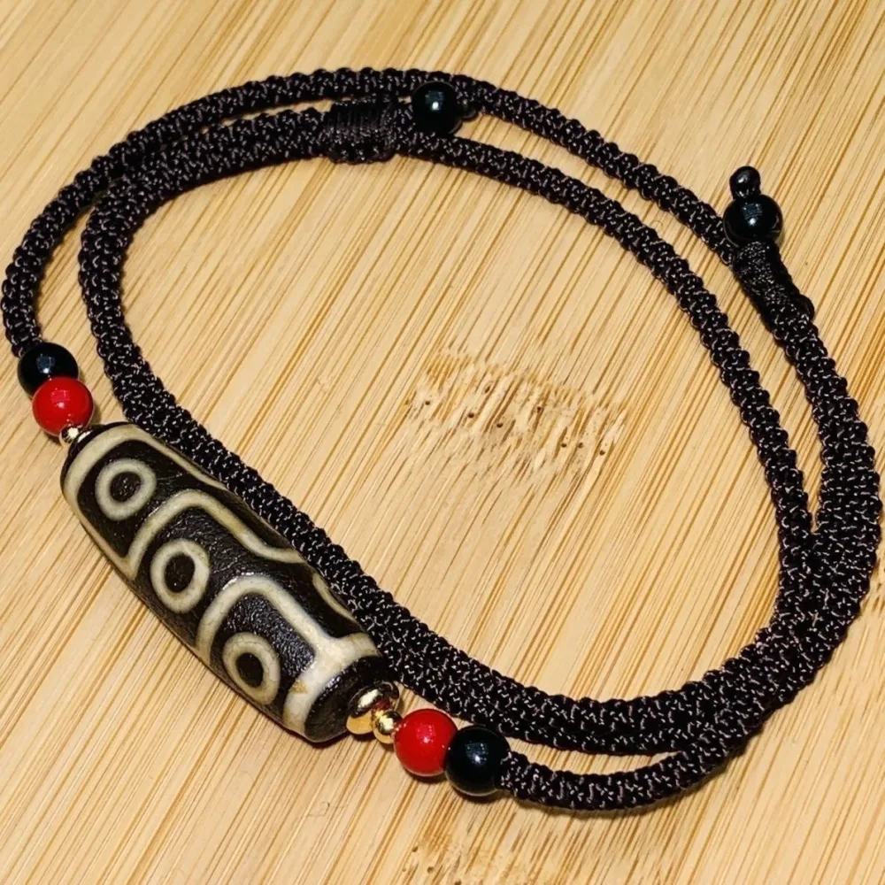 9 Eye Dzi Bead | buddhist beaded necklace