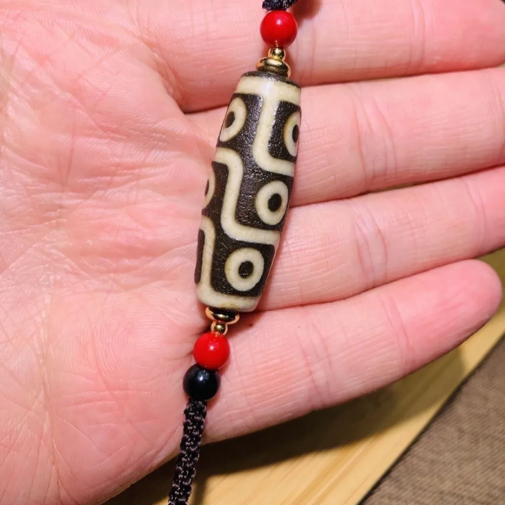 9 Eye Dzi Bead | buddhist beaded necklace