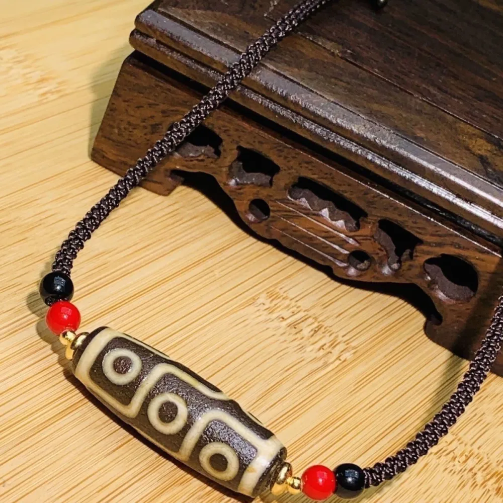 9 Eye Dzi Bead | buddhist beaded necklace
